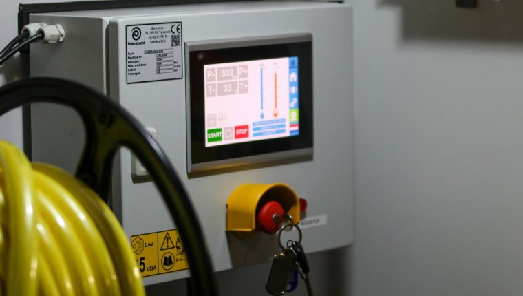 industrial control panel with safety features