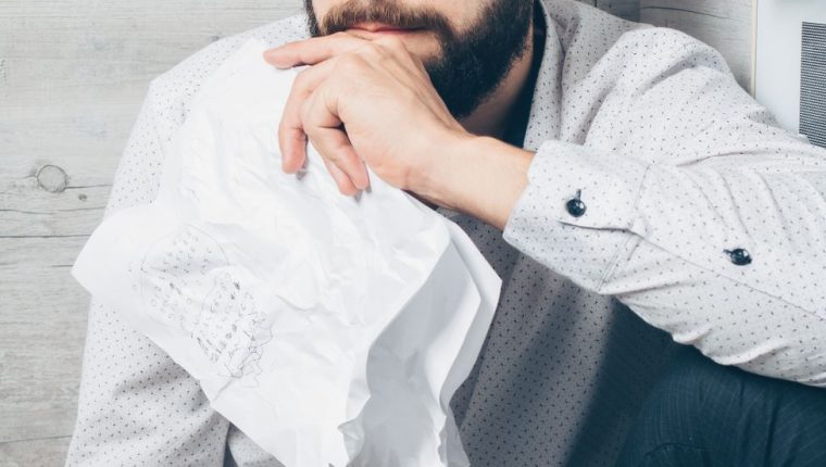 man in long sleeve button down shirt