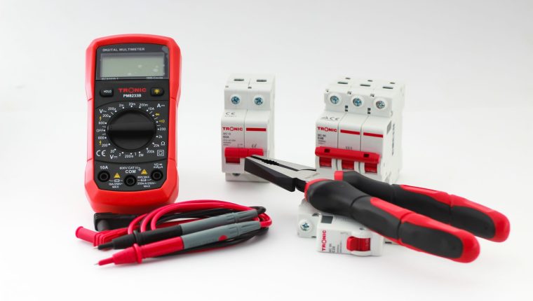electrical devices and a pliers