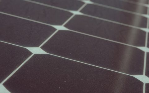 close up of a solar panel