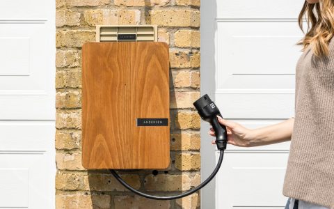 stylish and functional home ev charger blending seamlessly with modern home exteriors